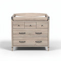 Ladekasten commode van hout met 3 lades en verschoningsplek 80 x 50 x 90cm